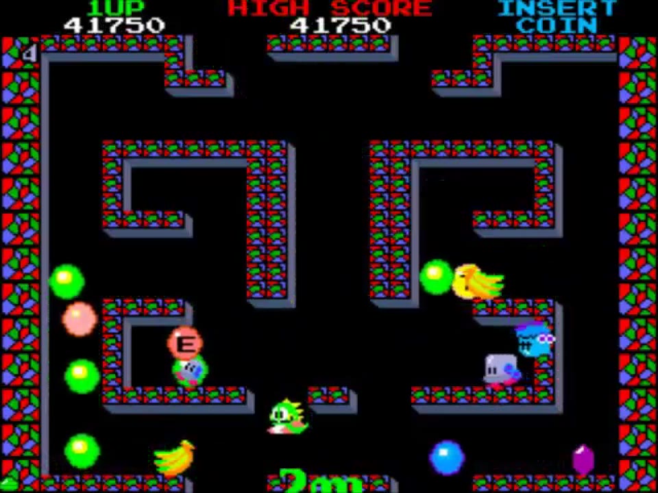 Bubble Bobble 게임 화면